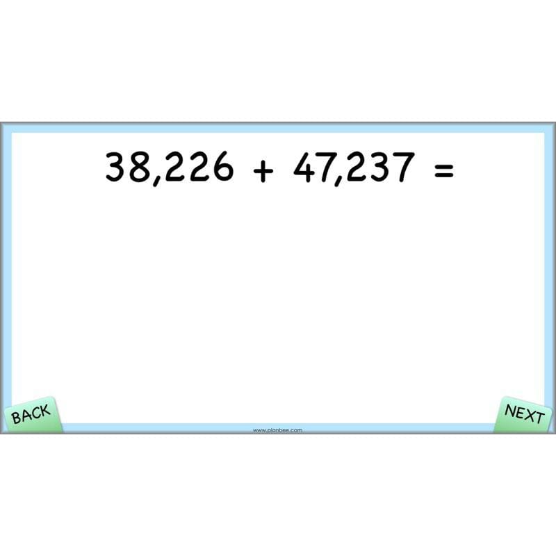 PlanBee Mental & Written Addition - Year 5 Maths Planning - PlanBee