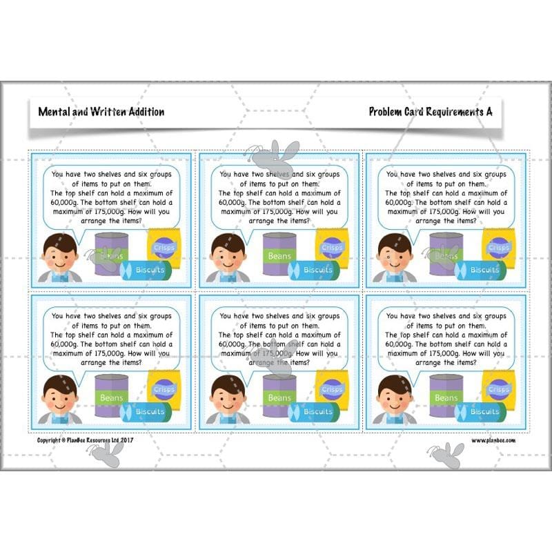 PlanBee Mental & Written Addition - Year 5 Maths Planning - PlanBee