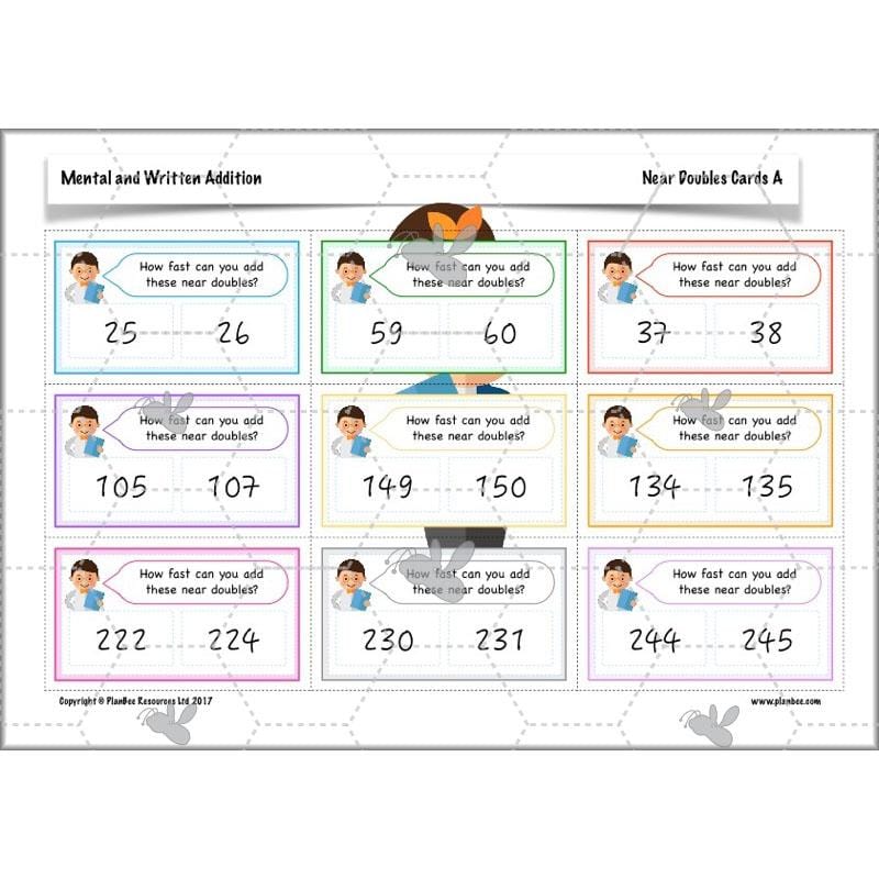 PlanBee Mental & Written Addition - Year 5 Maths Planning - PlanBee