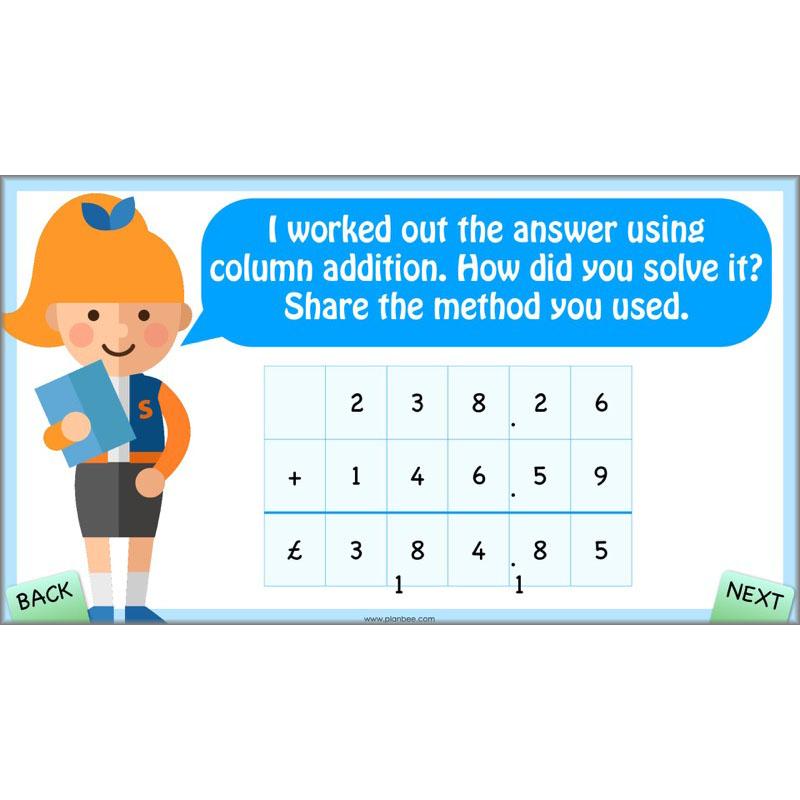 PlanBee Mental & Written Addition - Year 5 Maths Planning - PlanBee