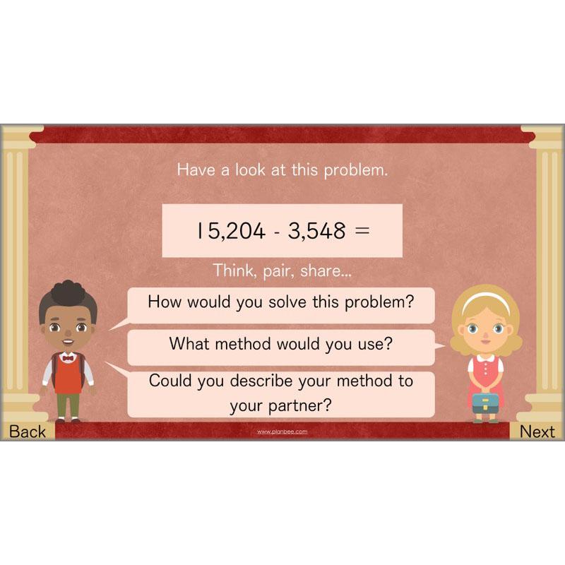 PlanBee Mental & Written Subtraction - Year 5 Maths Planning PlanBee