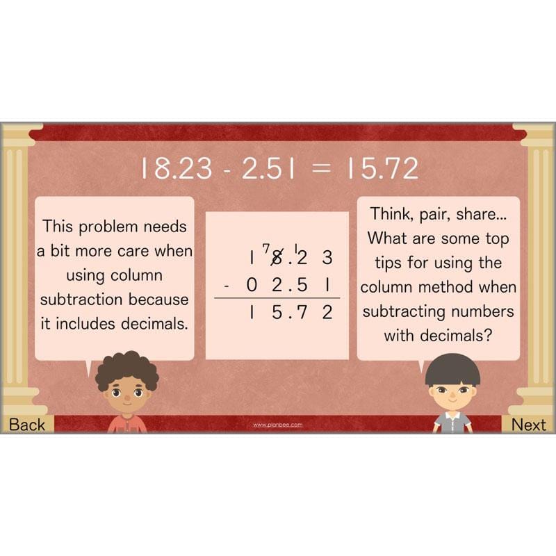 PlanBee Mental & Written Subtraction - Year 5 Maths Planning PlanBee