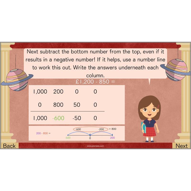 PlanBee Mental & Written Subtraction - Year 5 Maths Planning PlanBee
