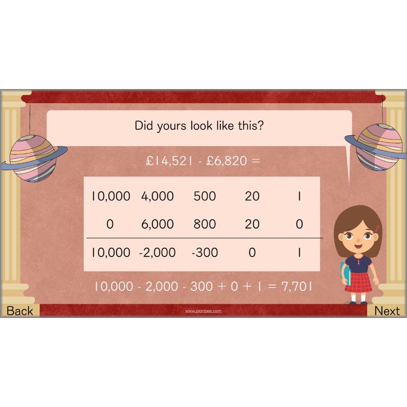 PlanBee Mental & Written Subtraction - Year 5 Maths Planning PlanBee