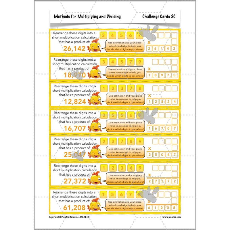 PlanBee Methods for Multiplying and Dividing - Year 5 Maths Planning - PlanBee