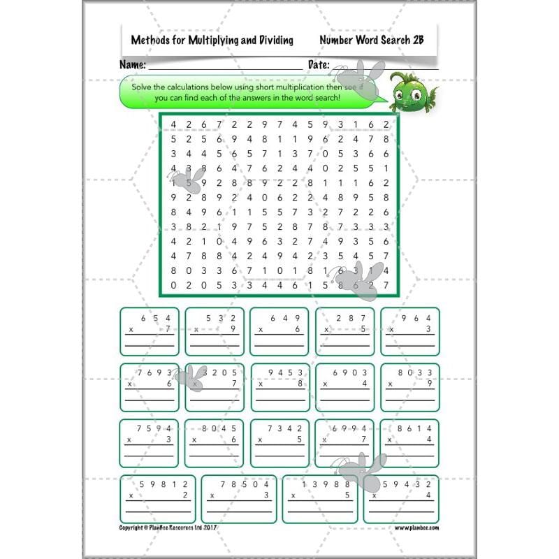 PlanBee Methods for Multiplying and Dividing - Year 5 Maths Planning - PlanBee