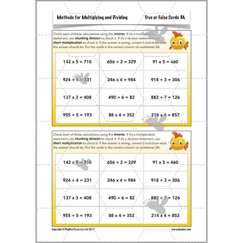 Year 5 Multiplication and Division Methods Maths by PlanBee