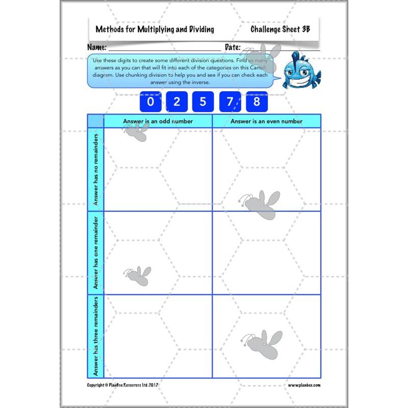 PlanBee Methods for Multiplying and Dividing - Year 5 Maths Planning - PlanBee