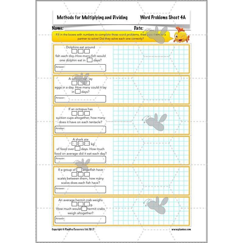 PlanBee Methods for Multiplying and Dividing - Year 5 Maths Planning - PlanBee