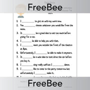 PlanBee FREE Modal Verbs Worksheet KS2 by PlanBee