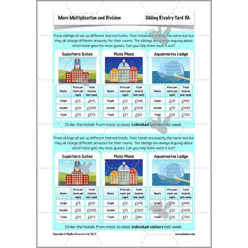 PlanBee More Multiplication and Division - Year 6 Maths Planning and Resources
