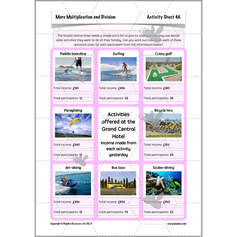 PlanBee More Multiplication and Division - Year 6 Maths Planning and Resources