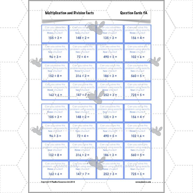 PlanBee Multiplication and Division Facts - Times Tables | Year 4 Maths
