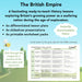 PlanBee British Empire KS2 Year 3 & Year 4 History Pack by PlanBee