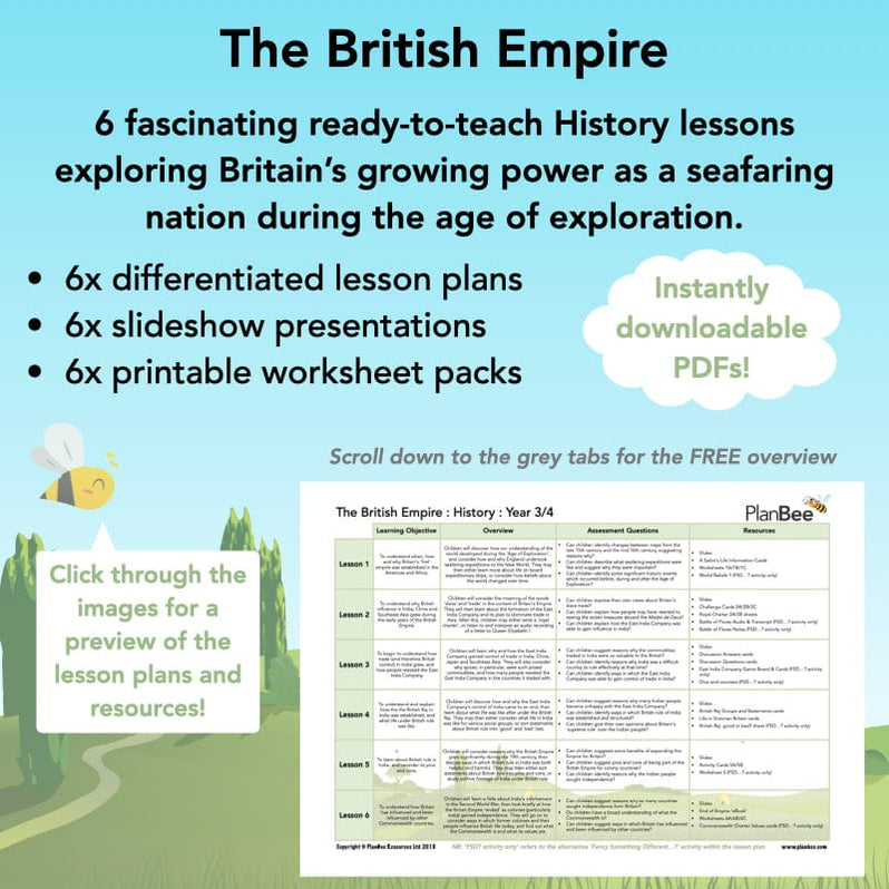 British Empire KS2 Resources — PlanBee