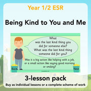 PlanBee ESR PSHE Friendship KS1 Being Kind Lessons