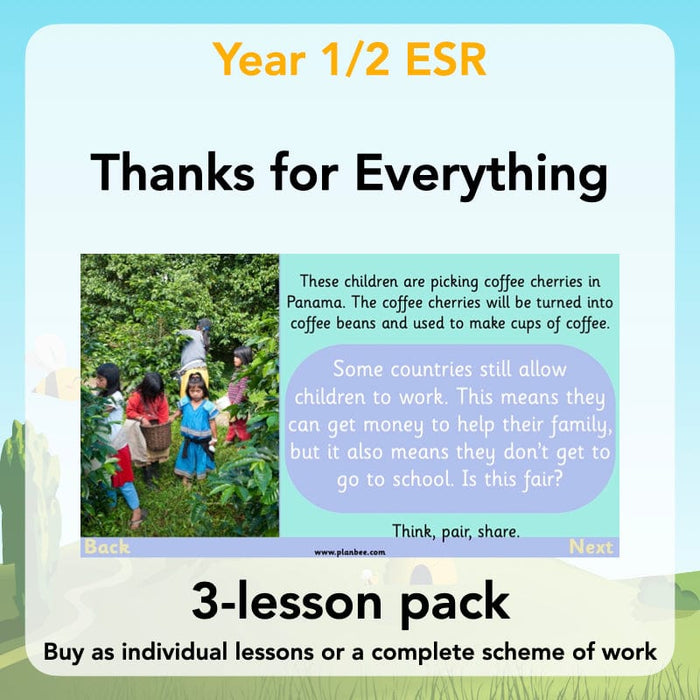 PlanBee Thanks for Everything Thankfulness Lesson | PlanBee
