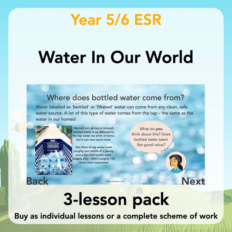 PlanBee Water Topic KS2 Water in our World Lessons by PlanBee