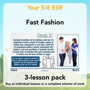 PlanBee Fast Fashion Fairtrade KS2 ESR Lessons by PlanBee