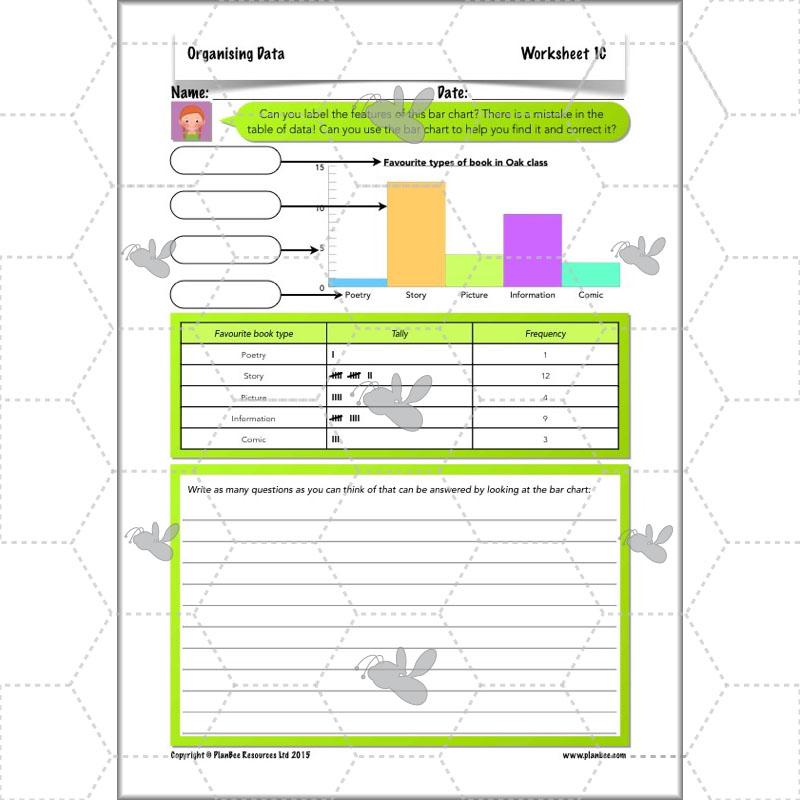 PlanBee Year 3 Statistics Organising Data PlanBee Maths Lesson