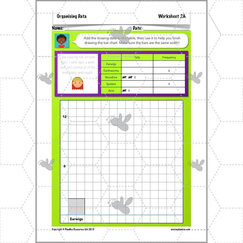 PlanBee Year 3 Statistics Organising Data PlanBee Maths Lesson