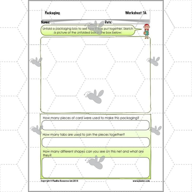 Packaging KS2 DT Lesson Plans and Resources from PlanBee