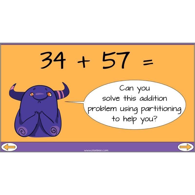 PlanBee Partition Addition: Year 3 Primary Maths Lessons and Resources