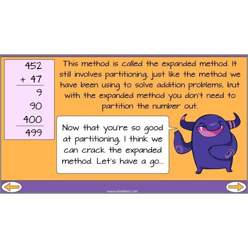 PlanBee Partition Addition: Year 3 Primary Maths Lessons and Resources