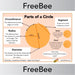 PlanBee Parts of a Circle Poster KS2 | Free Resource by PlanBee