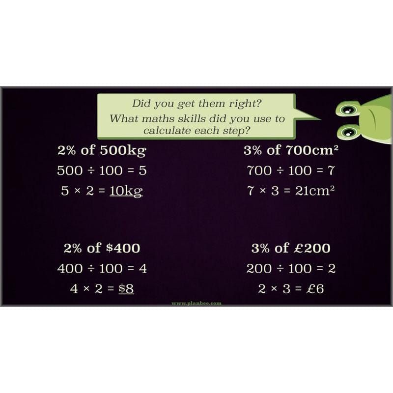 PlanBee Percentage & Proportion - Maths Planning and Resources for Year 5