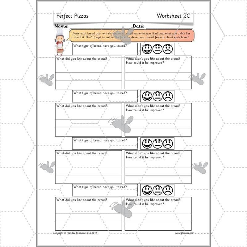 PlanBee Cooking Year 2 DT | Cooking with Kids Pizza | PlanBee