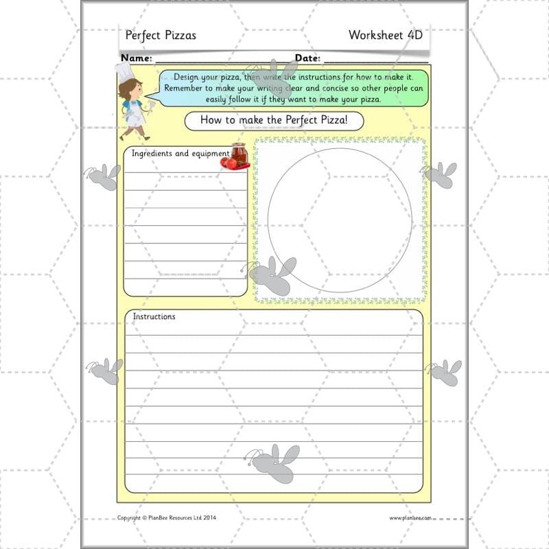 PlanBee Cooking Year 2 DT | Cooking with Kids Pizza | PlanBee