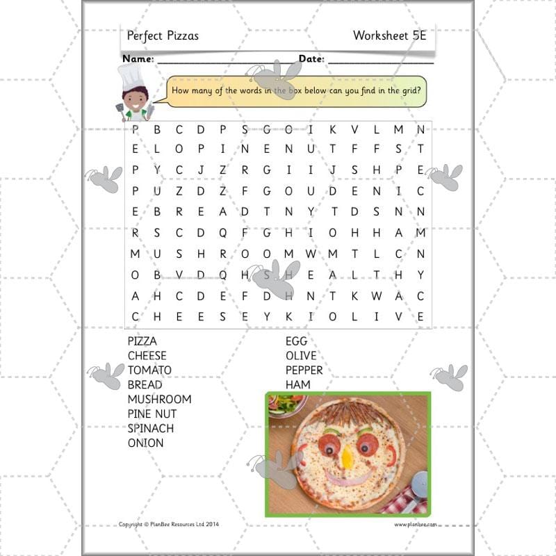 PlanBee Cooking Year 2 DT | Cooking with Kids Pizza | PlanBee
