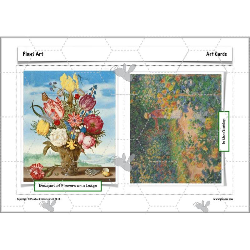 PlanBee Plant Art Lessons Year 3 & Year 4 PlanBee Art scheme of work