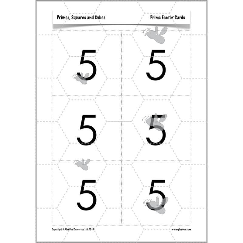 PlanBee Primes, Squares & Cubes - Year 5 Maths Planning & Resources - PlanBee