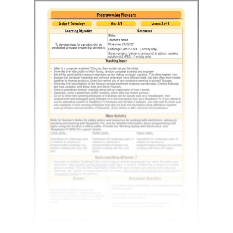 PlanBee Programming Pioneers Coding KS2 DT by PlanBee