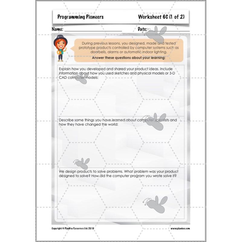 PlanBee Programming Pioneers Coding KS2 DT by PlanBee