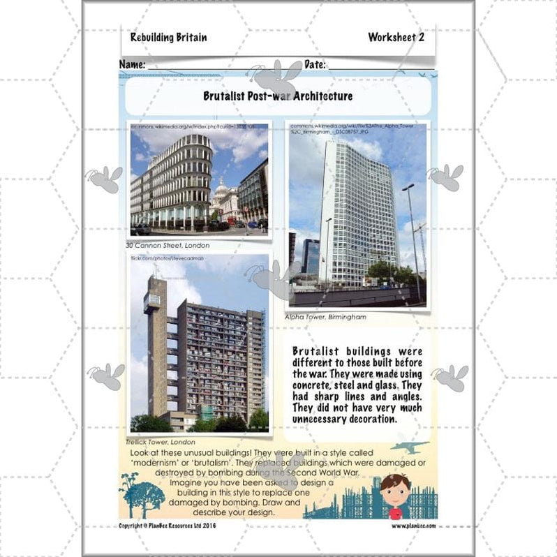 Rebuilding Britain WW2 Primary History Lessons for KS2 — PlanBee