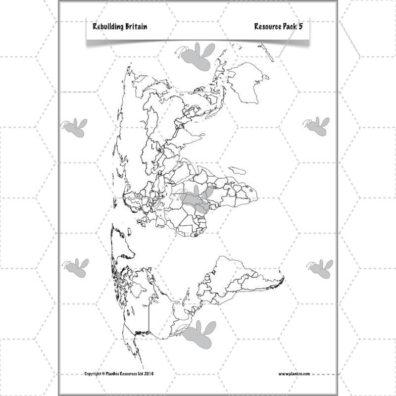 PlanBee Rebuilding Britain - WW2: Primary History Lessons for KS2