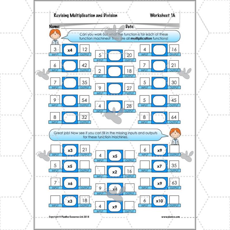 PlanBee Revising Multiplication and Division: Maths Lesson Plans for Year 4