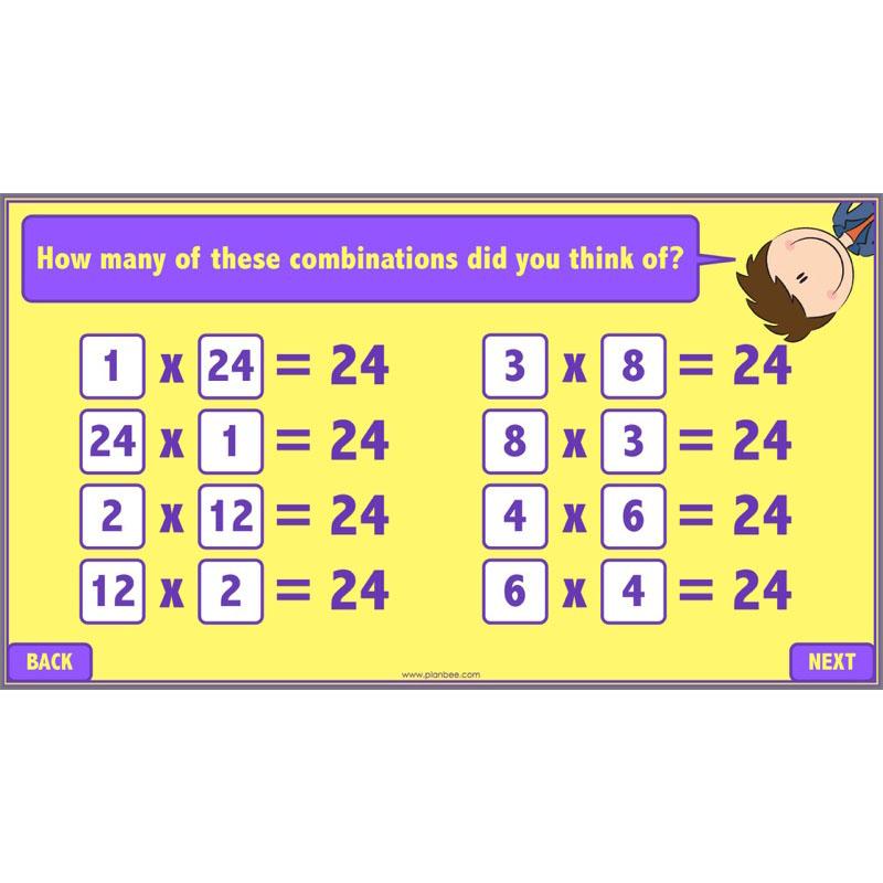 PlanBee Revising Multiplication and Division: Maths Lesson Plans for Year 4