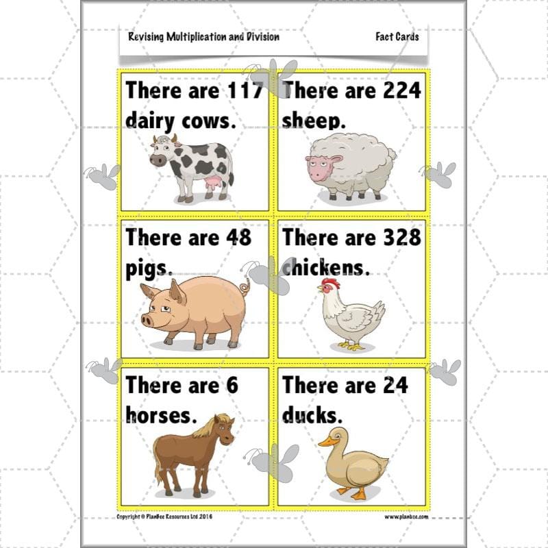 PlanBee Revising Multiplication and Division: Maths Lesson Plans for Year 4