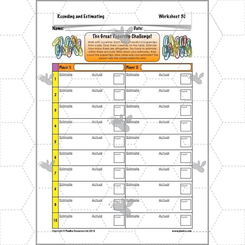 PlanBee Rounding and Estimating: Place Value & Number Maths Lessons - Year 3
