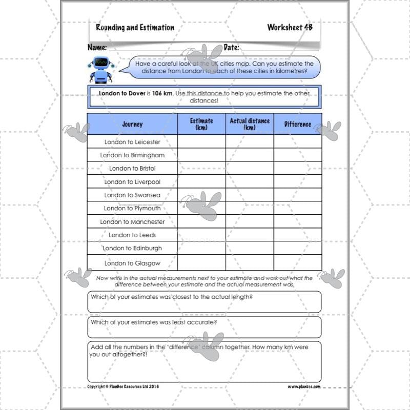 PlanBee Rounding and Estimating: Place Value & Number Maths Lessons - Year 3