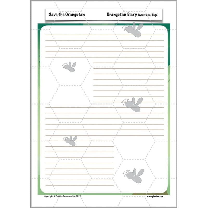 PlanBee Save the Orangutan KS2 Geography Planning Pack | PlanBee
