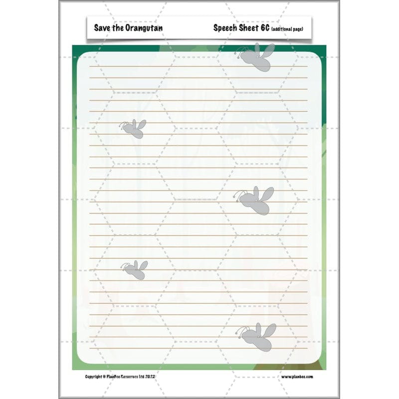 PlanBee Save the Orangutan KS2 Geography Planning Pack | PlanBee