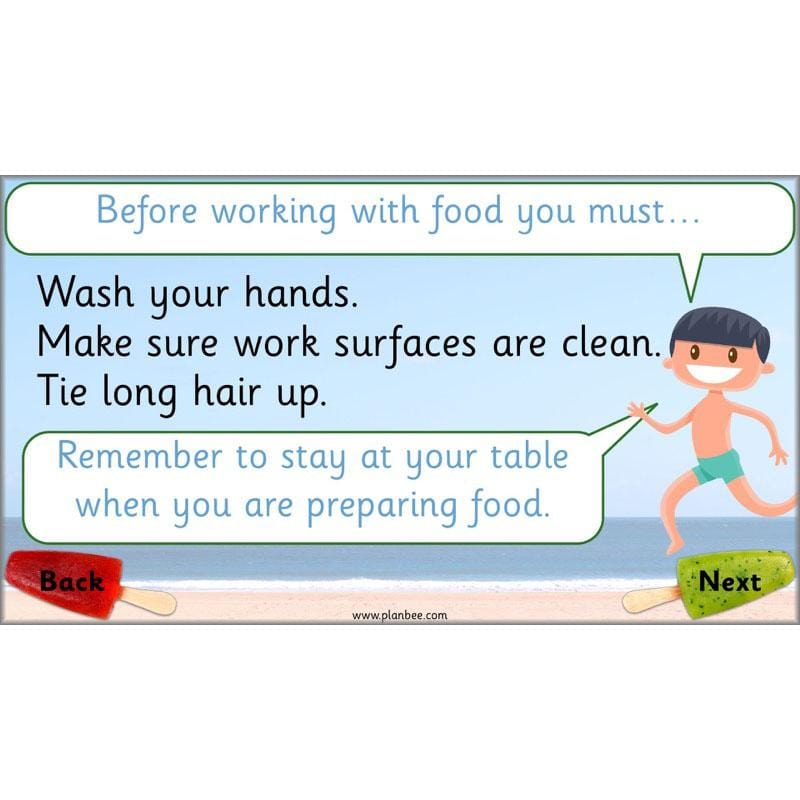 PlanBee Seaside Snacks: Primary DT Cookery Lessons for KS1 from PlanBee