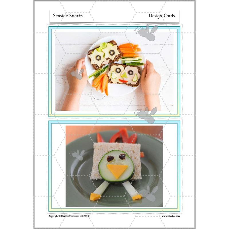 PlanBee Seaside Snacks: Primary DT Cookery Lessons for KS1 from PlanBee