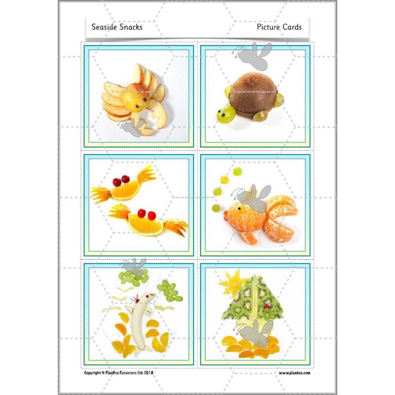 PlanBee Seaside Snacks: Primary DT Cookery Lessons for KS1 from PlanBee