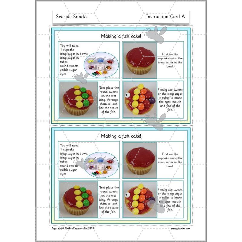 PlanBee Seaside Snacks: Primary DT Cookery Lessons for KS1 from PlanBee